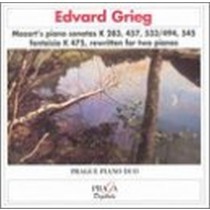 Trascrizioni delle Sonate per pianofortedi Mozart per due pianoforti  GRIEG EDVARD