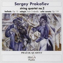 Quartetto per archi n.2 op.92, Ballade op.15, Adagio op.97b  PROKOFIEV SERGEI