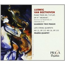 Trio n.7 op.97 "Arciduca", n.8 WoO 36, Quartetti nn.15 e 16, Variazioni op.44  BEETHOVEN LUDWIG VAN
