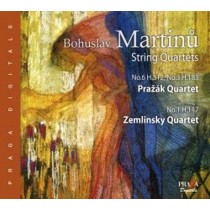 Quartetto per archi n.1 H 117, n.3 H 183, n.6 H 312  MARTINU BOHUSLAV