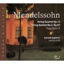 Quintetto per archi n.2 op.87, Quartetto op.13, Fuga op.81  MENDELSSOHN FELIX