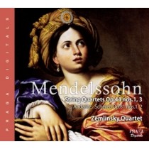 Quartetti per archi op.44 (nn.1 e 3), op.82  MENDELSSOHN FELIX