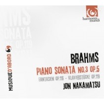 Sonata per pianoforte n.3 op.5, Fantasie op.116, Klavierstücke op.119  BRAHMS JOHANNES