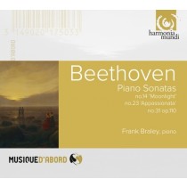 Sonate per pianoforte n.14 "Chiar di luna", n.23 "Appassionata", n.31 op.110  BEETHOVEN LUDWIG VAN