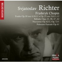 Études (selezione), Ballate opp.23, 38, 47, 52; Notturni nn.1 e 2, Polacca n.7  CHOPIN FRYDERYK