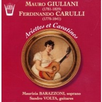 Ariette op.95 n.1 > n.6, 3 Valzer op.57, 6 Cavatine  GIULIANI MAURO