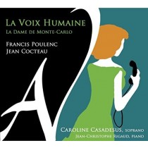 La Voix humaine (versione per voce e pianoforte),  La Dame de Monte Carlo  POULENC FRANCIS