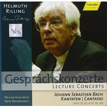 Gesprächkonzerte - Celebri cantate sacre con commento di Helmuth Rilling  BACH JOHANN SEBASTIAN