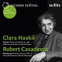 Clara Haskil plays Mozart: Piano concerto K466 - Lucerne Festival Vol.1  MOZART WOLFGANG AMADEUS