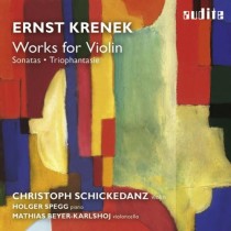 Sonata per violino solo n.1 op.33, n.2 op.115, Sonata per violino op.99  KRENEK ERNST