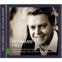 Great Singers Live:Hermann Prey  PREY HERMANN