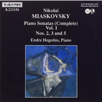 Sonate x pf vol.1: Sonata n.2 op.13, n.3 op.19, n.5 op.64  MYASKOVSKY NIKOLAI YAKOVLEVICH