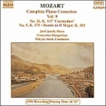 Concerti x pf vol. 9 (integrale): Concerto x pf n.5 K 175, n.26 K 537 "Incoronaz  MOZART WOLFGANG AMADEUS