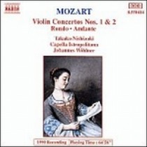 Concerto x vl e orchestra n.1 K 207, n.2 K 211, Rondo'K 269, Andante in FA magg  MOZART WOLFGANG AMADEUS