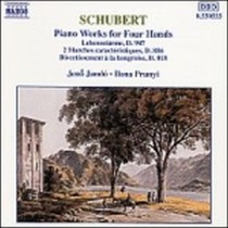 Composizioni x pf a 4 mani: Labenssturme D 947, 2 Marce caratteristiche D 6, Div  SCHUBERT FRANZ