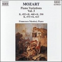 Variazioni x pf vol.3: K 455, 460, 500,573, 613  MOZART WOLFGANG AMADEUS