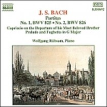 Partita n.1 BVW 825, n.2 BWV 826, Capriccio BWV 992 sopra la lontananza ...  BACH JOHANN SEBASTIAN