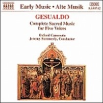 Musica sacra a 5 voci (integrale)  GESUALDO CARLO DA VENOSA