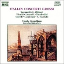 Concerti grossi di ammartini, Albinoni, Vivaldi, Locatelli, Manfredini, Corelli  VARI
