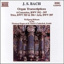 Organ Trascriptions (BWV 594, 593, 587, 596, 586, 595, 585, 597, 592)  BACH JOHANN SEBASTIAN