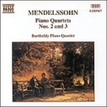 Quartetto x pf n.2 op.2, n.3 op.3  MENDELSSOHN FELIX
