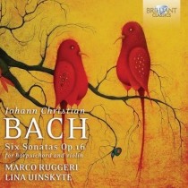 Sonate per clavicembalo e violino op.16  BACH JOHANN CHRISTIAN