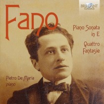 Sonata per pianoforte, 4 Fantasie  FANO GUIDO ALBERTO