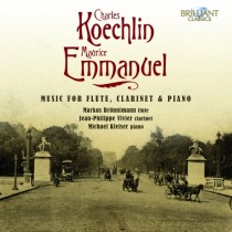 Sonata per flauto op.52; Sonate nn.1 e 2 per clarinetto  KOECHLIN CHARLES