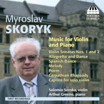 Music for violino e piano - Opere per violino e pianoforte  SKORYK MYROSLAV