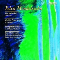 Concerto x vl op.64, Sinfonia n.4 op.90"Italiana", Le Grotte di Fingal (Ouvertu  MENDELSSOHN FELIX