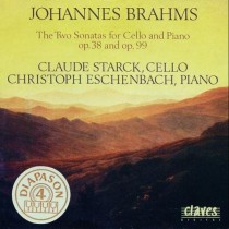 Sonata x vlc op.38, op.99  BRAHMS JOHANNES