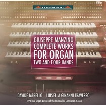 Opere per organo (2 e 4 mani, integrale)  MANZINO GIUSEPPE