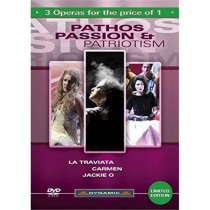 Phatos, Passion & Patriotism: Carmen, Jackie O, La Traviata  VARI  