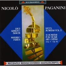 Sonate di Lucca. Vol.2: 12 Sonate per violino e chitarra op.3 e op.8  PAGANINI NICCOLO'