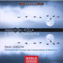 3 Violin Concertos: Concerti BI 508, BI 522, BI 523  ROLLA ALESSANDRO