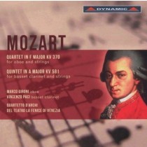 Quartetto per oboe e archi K 370, Quintetto per clarinetto e archi K 581  MOZART WOLFGANG AMADEUS