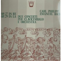 Concerto  per clavicembalo n.27 e n.29  BACH CARL PHILIPP EMANUEL