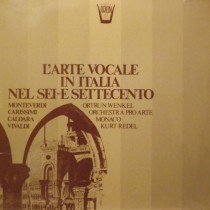 L' Arte vocale in Italia del sei-e settecento  VARI