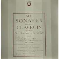 Six Sonates pour le clavecin op.XIV dédiées a Madame de la Vallette  SCHOBERT JOHANN