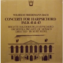 Concerto n.1 in Re maggiore (Falk 41), Concerto n.3 in Mi minore (Falk 43)  BACH WILHELM FRIEDEMANN