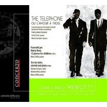 The Telephone ou l'amour à trois; Trio per violino, clarinetto e pianoforte  SOLLINI MARCO  pf