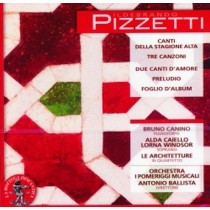 Canti della stagione alta, 3 Canzoni, 2 Canti d'amore, Preludio, Foglio d'album  PIZZETTI ILDEBRANDO