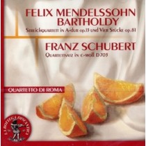 Quartetto per archi op.13, Scherzo op.81/2, Capriccio op.81/3, Fuga op.81/4  MENDELSSOHN FELIX