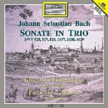 Sonate BWV 525, 527, 529, 1037, 1038, 1039  BACH JOHANN SEBASTIAN