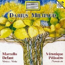 Sonate n.1 e n.2 per viola e pianoforte, 4 Visages, Danses de Jacarémirim  MILHAUD DARIUS