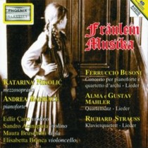 Concerto per pianoforte e quartetto d'archi, 2 Lieder ebraici op.15, Ave Maria  BUSONI FERRUCCIO