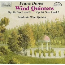 Quintetto x fiati n.1 e 2 op.56, n.1 e 2 op.68  DANZI FRANZ