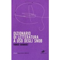 DIZIONARIO DI LETTERATURA AD USO DE
