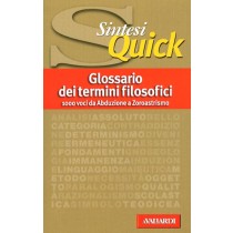 GLOSSARIO DEI TERMINI FILOSOFICI