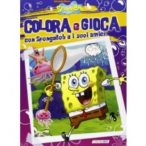 SPONGEBOB COLORA E GIOCA aa.vv